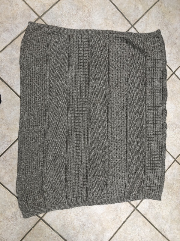 Strickanleitung Babydecke Mustermix