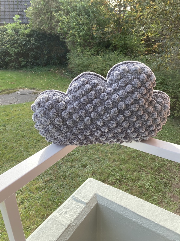 Häkelanleitung Wolkenkissen