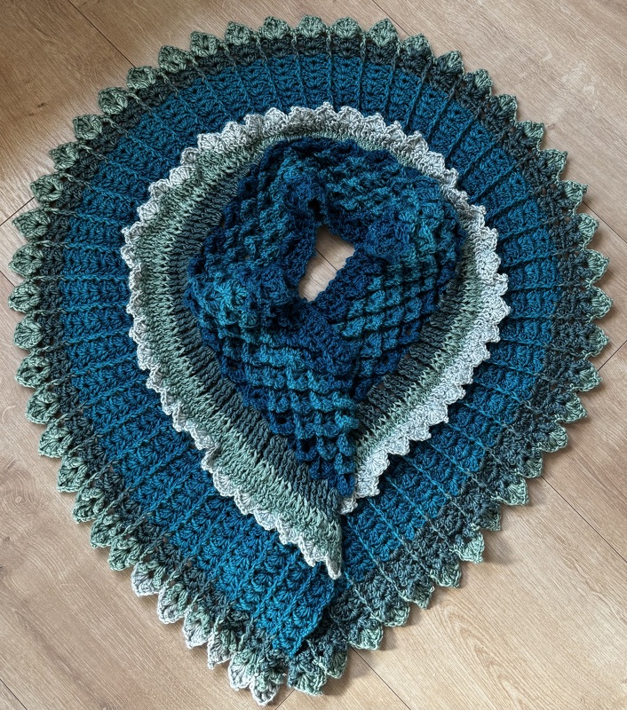 Tuch &quot;Kristallflügel&quot;