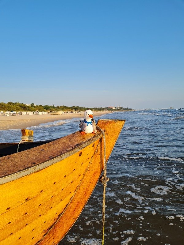 Häkelanleitung Tetje die Möwe