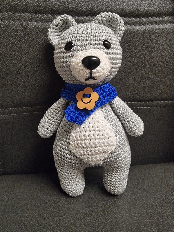 Häkelanleitung Braunbär Espen