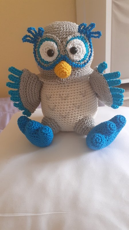 Eule Fleur - Häkelanleitung