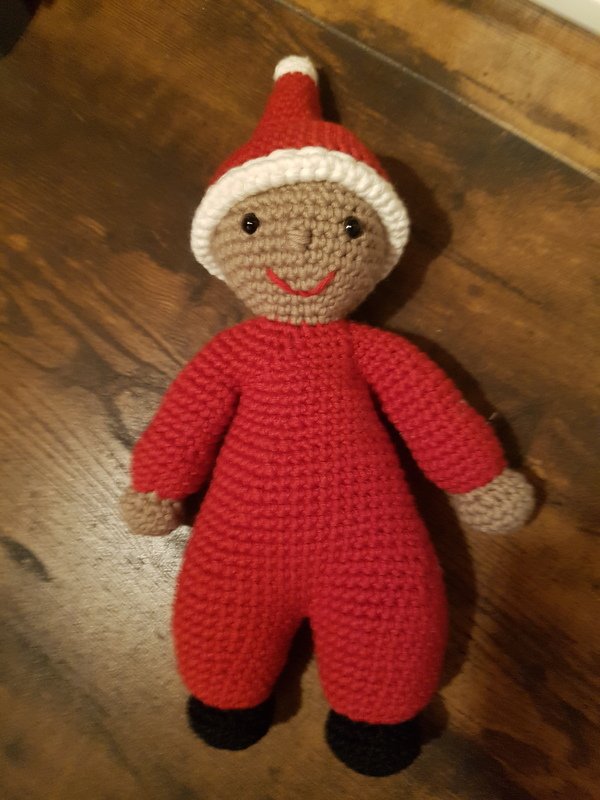 Häkelanleitung für einfaches Baby-Püppchen