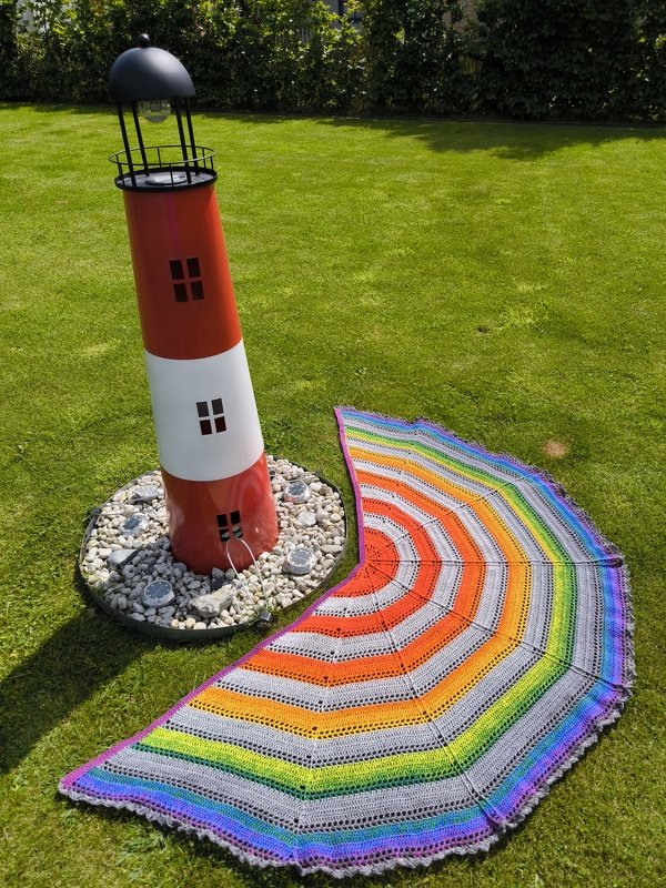 Pattern half circle shawl &quot;Summer&quot;