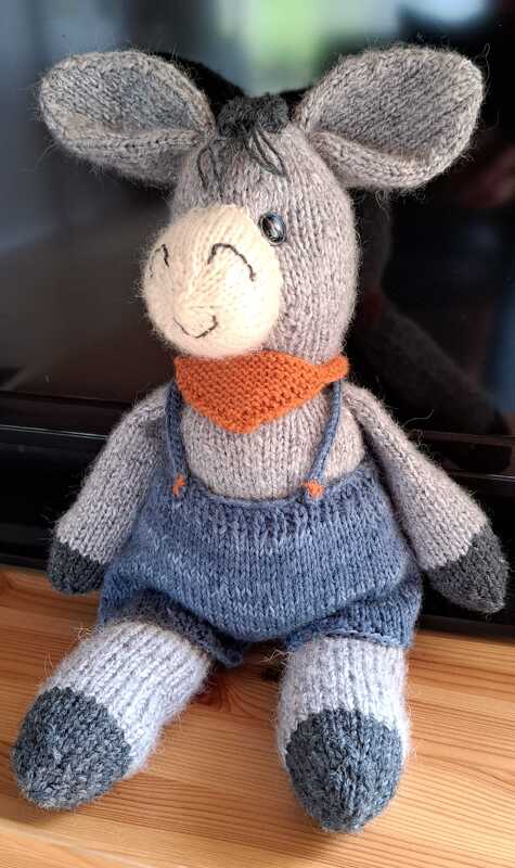 Strickanleitung Esel Elvis