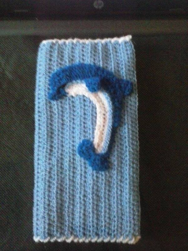 Häkelanleitung Delphin Applikation