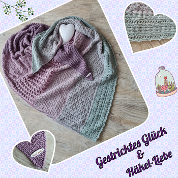 Es hat richtig Spaß gemacht dieses tolle Tuch zu stricken. Die Anleitung ist sehr detailliert und super beschrieben - wie alle Anleitungen von Mein Farbrausch. Es wird nicht das Einzige Tuch nach dieser Anleitung bleiben.