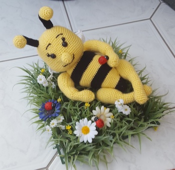 Ist sie nicht süss?  Nach der wunderbaren Anleitung konnte ich sie problemlos nacharbeiten.