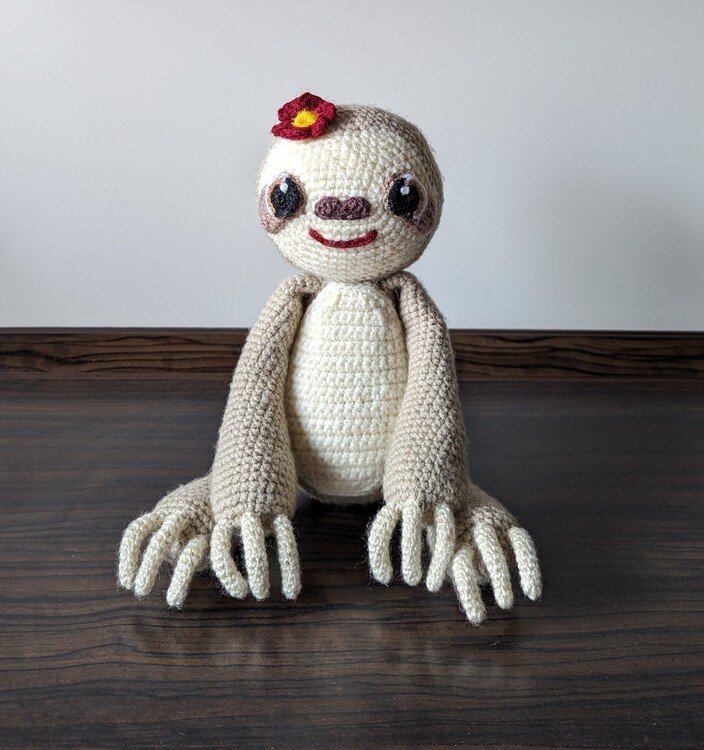 Lenny the Sloth Crochet pattern Amigurumi