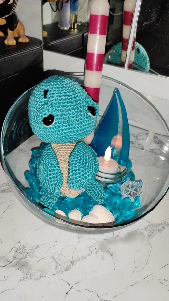 Mein Ocean hat es sich im Badezimmer sofort gemütlich gemacht 😍