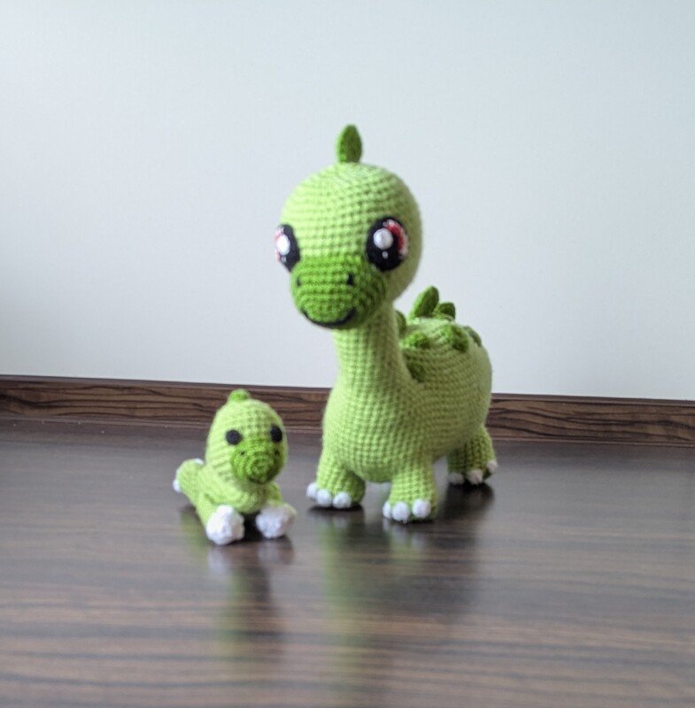 Dinosaur Family Crochet pattern