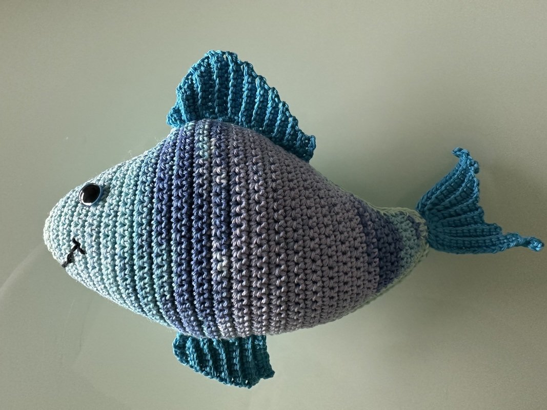 Häkelanleitung "Kalle" der Fisch