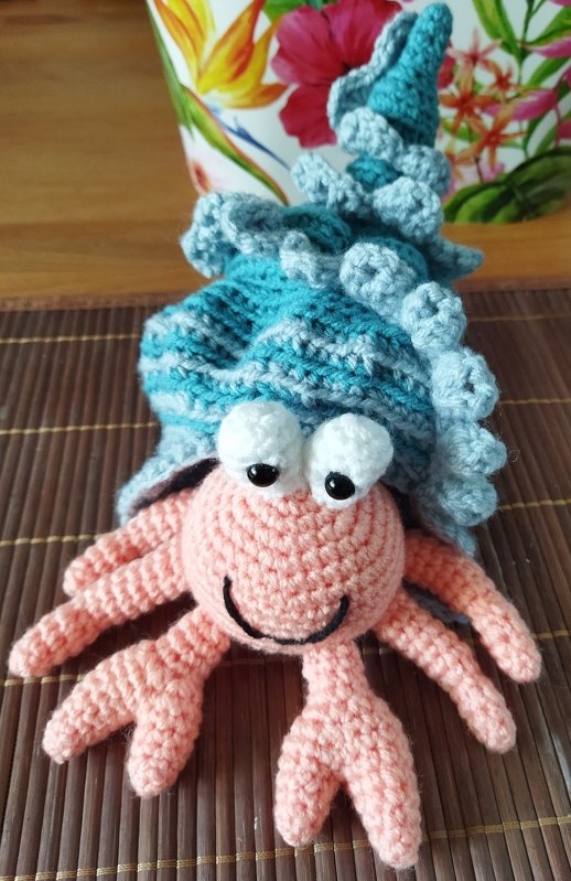 Anleitung Kjell, der kleine Einsiedlerkrebs mit Häuschen