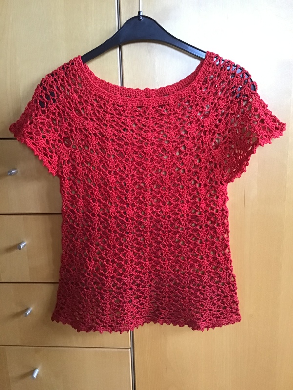 Häkelanleitung Shirt, Netzshirt, alle Größen + Längen, Charmanter Begleiter