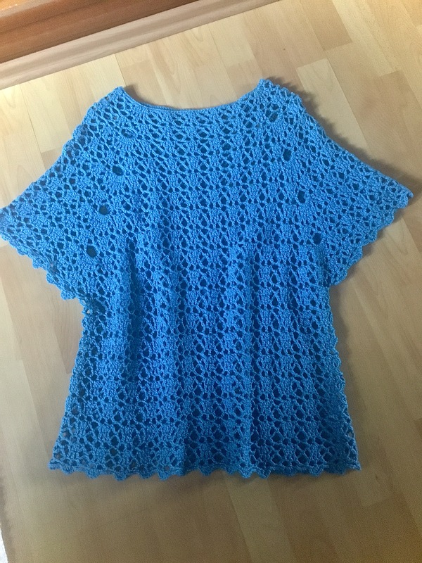 Häkelanleitung Shirt, Netzshirt, alle Größen + Längen, Charmanter Begleiter