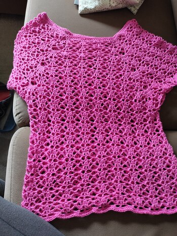 Mein zweiter Charmanter Begleiter ist fertig. Diesmal in pink. Es ging wieder ganz fix.