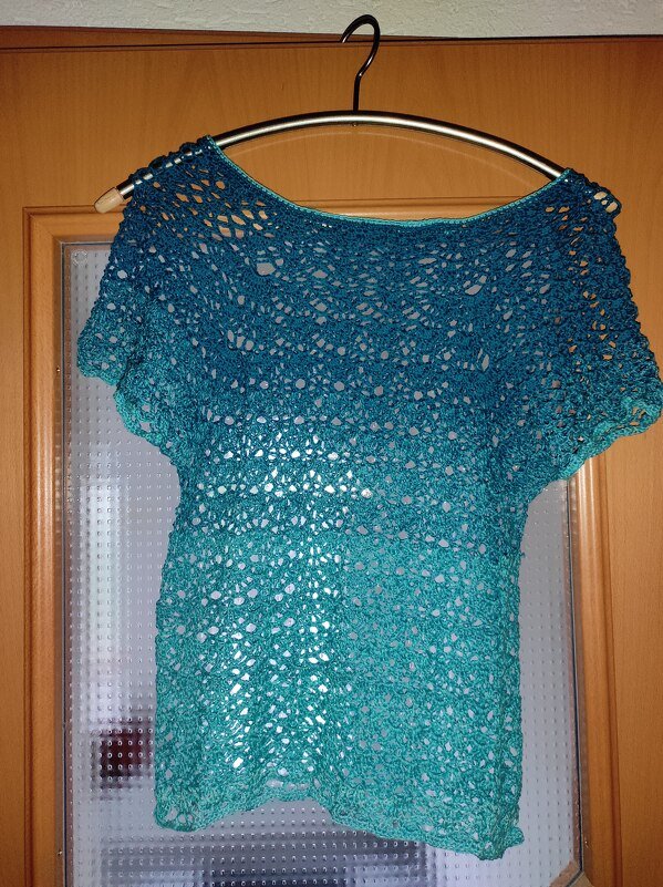 Häkelanleitung Shirt, Netzshirt, alle Größen + Längen, Charmanter Begleiter