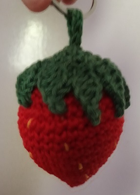 Häkelanleitung Erdbeere