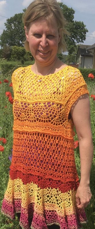 Anleitung Luftige Häkeltunika *Perlensommer* Alle Größen möglich, RVO