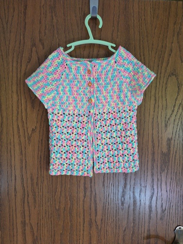 Anleitung Kinderhäkelweste Lisa