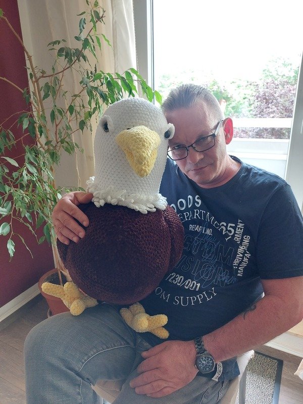 Häkelanleitung - Wotan Weißkopfseeadler