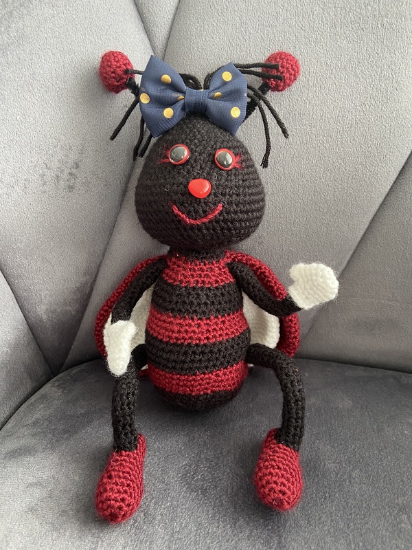 Häkelanleitung Marienkäfer Mäxchen