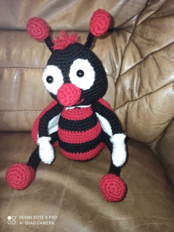 Häkelanleitung Marienkäfer Mäxchen