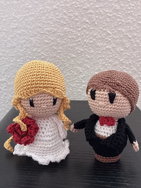 Häkelanleitung Mr &amp; Mrs - Brautpaar - das perfekte Hochzeitsgeschenk