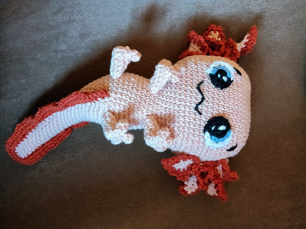 Axolotl Finn Crochet Pattern