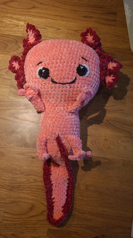 Axolotl Finn Crochet Pattern