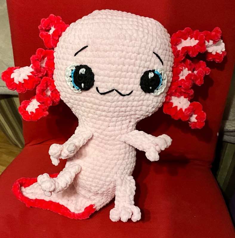 Axolotl Finn Crochet Pattern