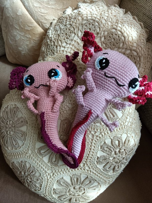 Axolotl Finn Crochet Pattern
