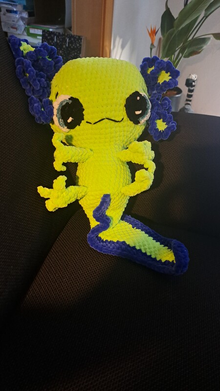 Axolotl Finn Crochet Pattern