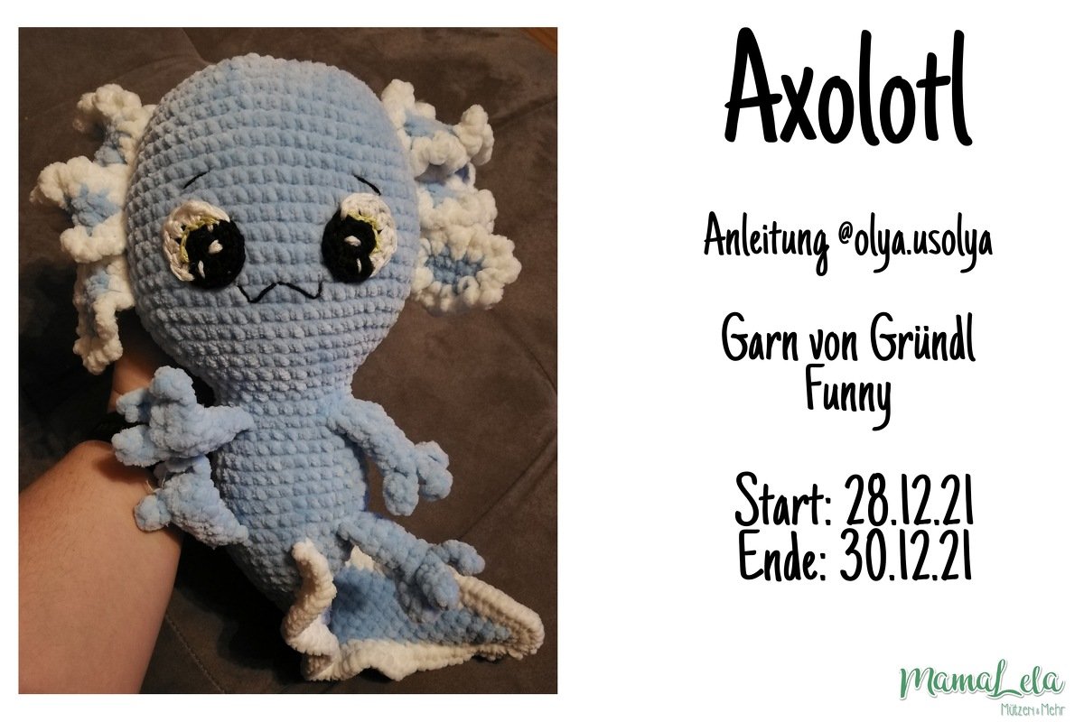 Axolotl Finn Crochet Pattern