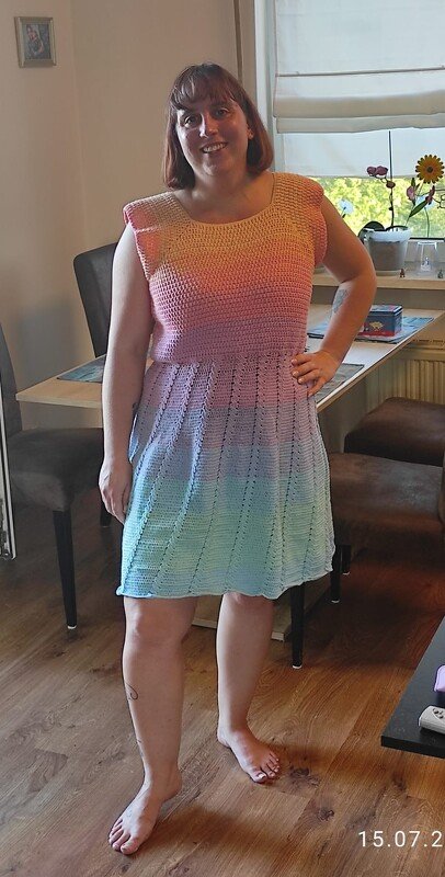 Kleid Quinn häkeln Häkelkleid