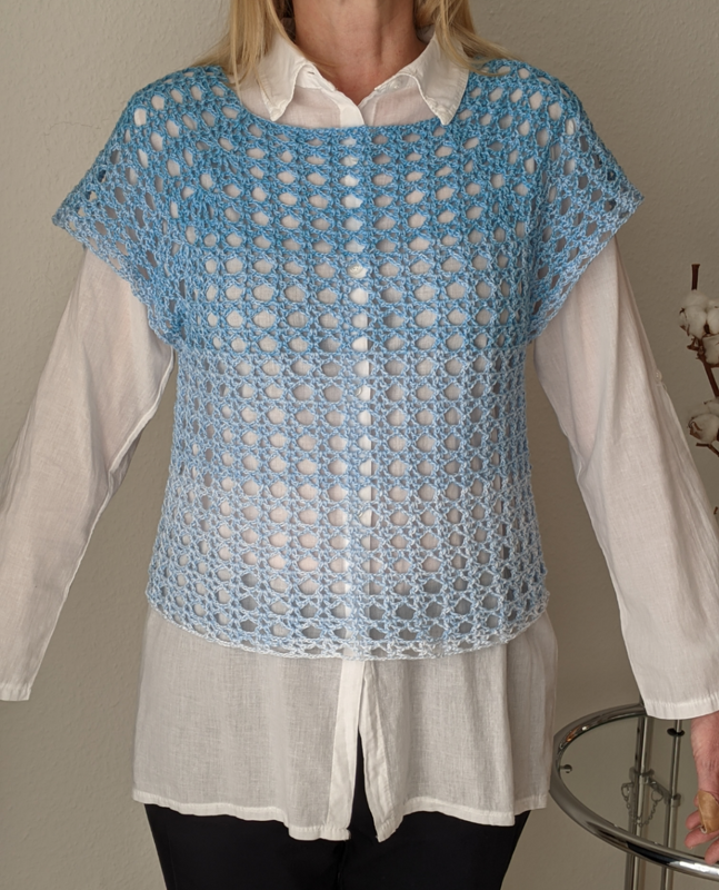 Top, Shirt, Croptop, Netzshirt "Emily" - Häkelanleitung RVO