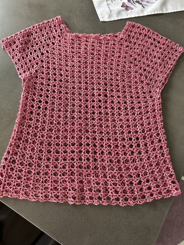 Top, Shirt, Croptop, Netzshirt "Emily" - Häkelanleitung RVO