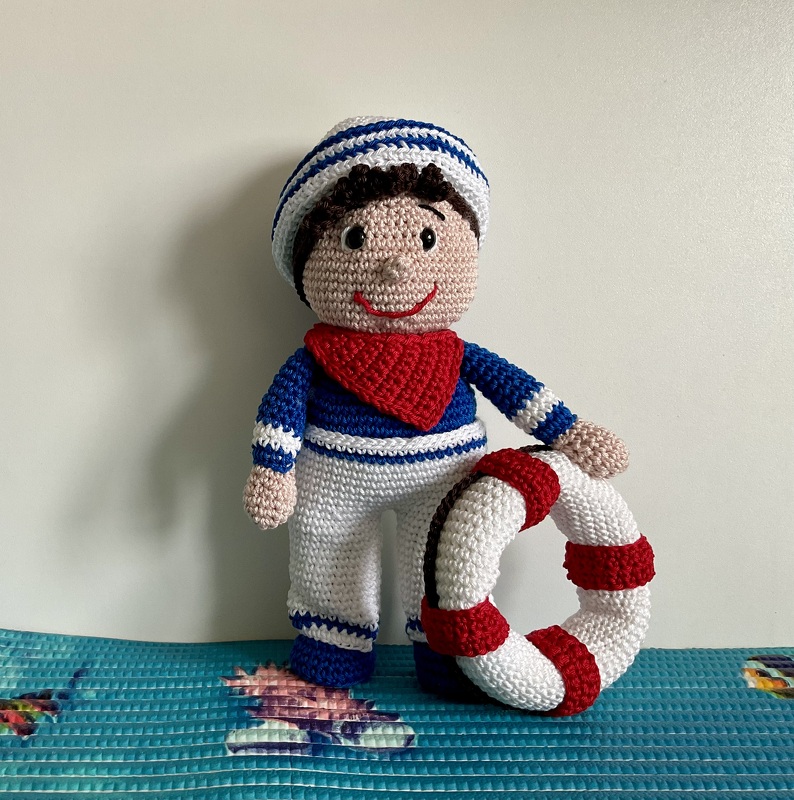 Häkelanleitung Matrose Matts