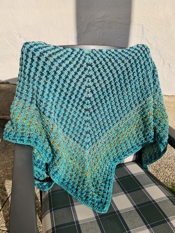 Häkelanleitung Tuch "Solofanua"