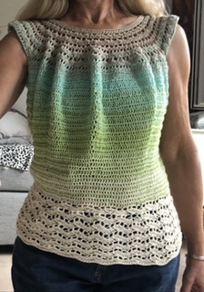 Trägershirt, Top, "Liebelei" häkeln, alle Größen