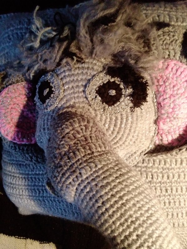 Lustige Tierkissen: Emil Elefant