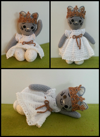 Hallo, vielen Dank für die schöne Anleitung. Sie ist nicht ganz einfach nachzumachen, insbesondere das Kleid. Aber ich bin zurecht gekommen und habe zwei sehr schöne Kätzchen für meine Nichten gezaubert. Liebe Grüße! Sandy