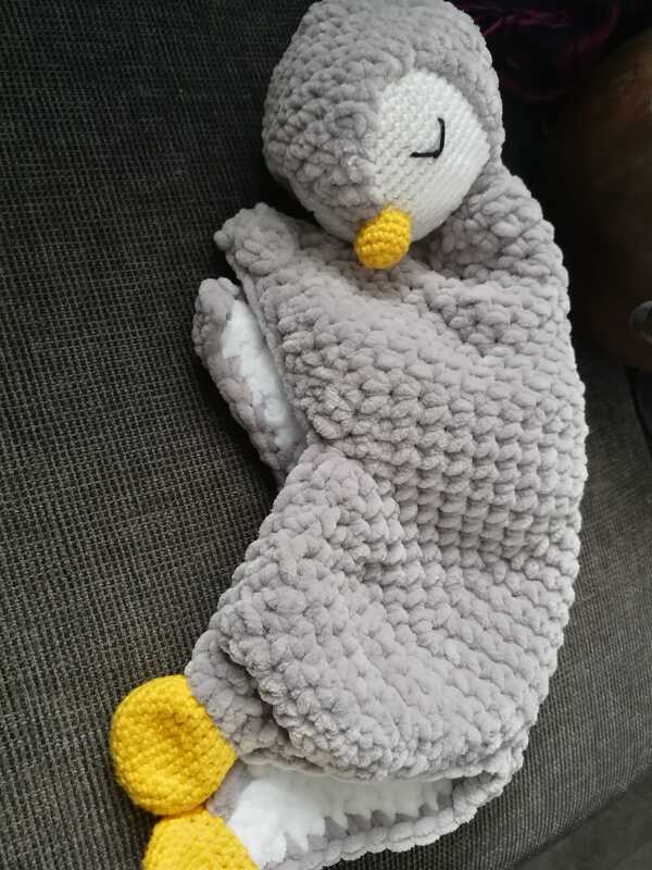 Crochet pattern - Comforter Pinguin