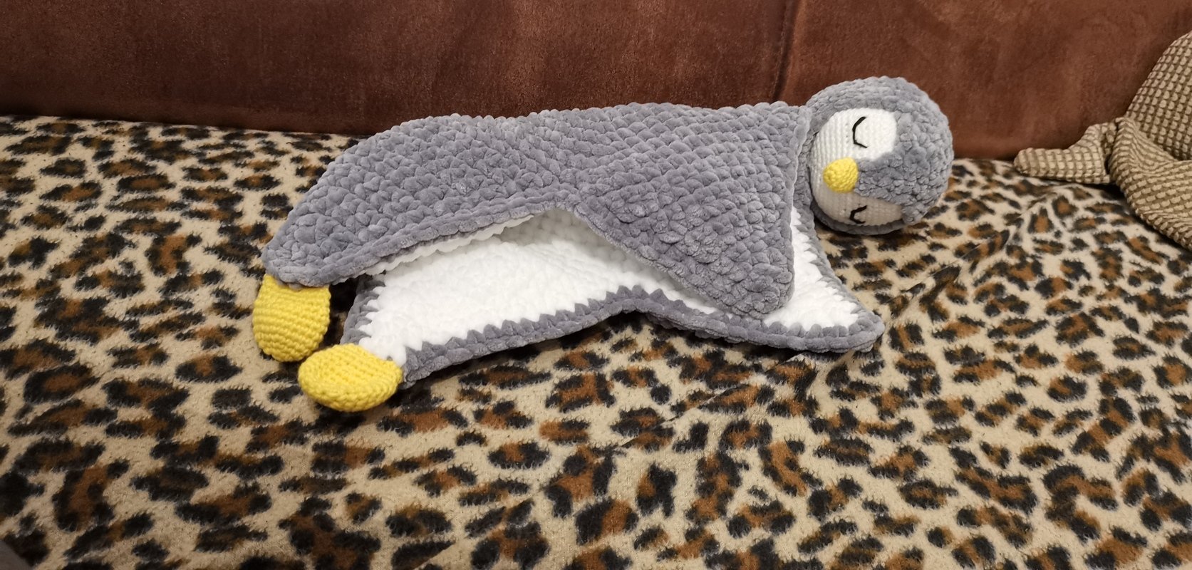 Crochet pattern - Comforter Pinguin