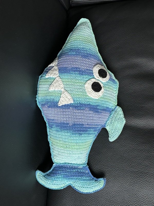 Lustige Tierkissen: Hannes Hai