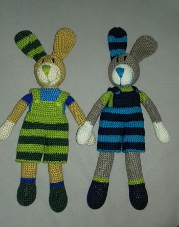 Und der 2. Hase ist fertig. Auch diesmal hat alles super geklappt. Vielen dank