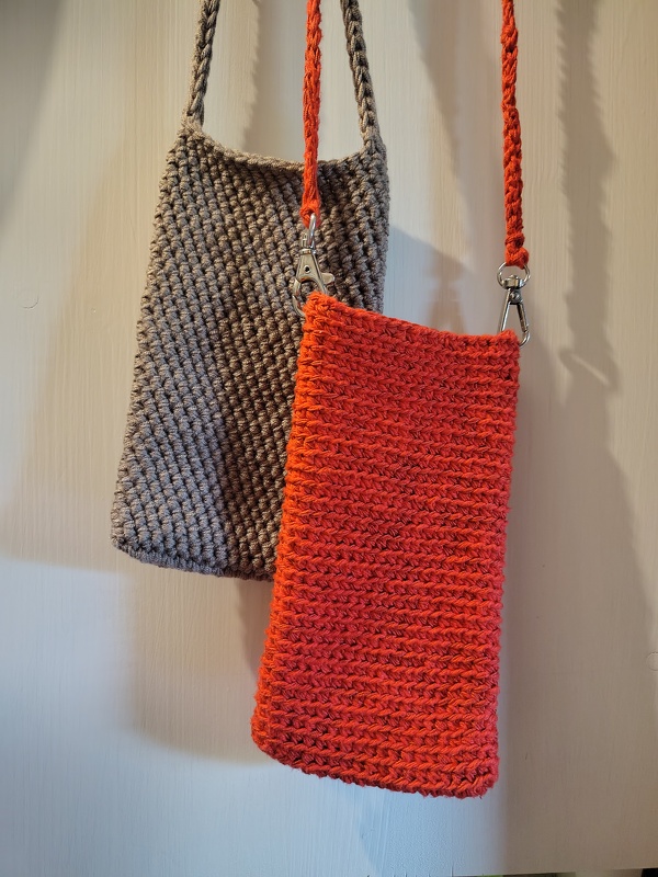 3 verschiedene Handytaschen Häkelanleitung