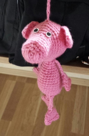 Mein Baumler macht sich gut an meiner Tasche! ☺