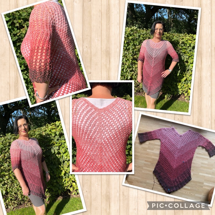 Crochet pattern tunic // shirt Arioso