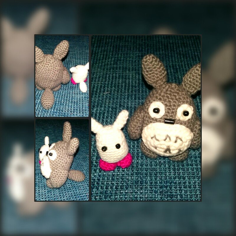 Totoro-Trio Häkelanleitung